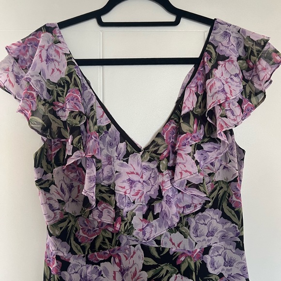 WAYF Floral Tiered Ruffle Dress - Picture 6 of 6